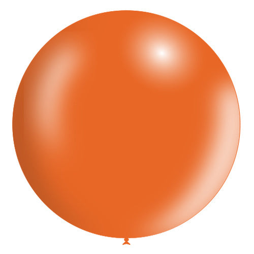 Oranje Reuze Ballon XL Metallic 91cm