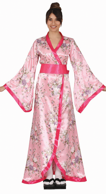 Kimono Kostuum Roze Dames