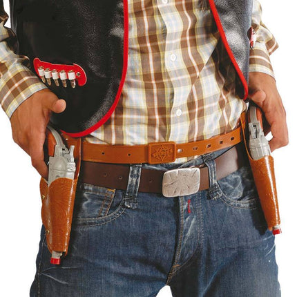 Cowboy Holsters met Pistolen