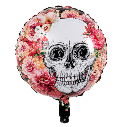 Halloween Helium Ballon Day Of The Dead Leeg 45cm