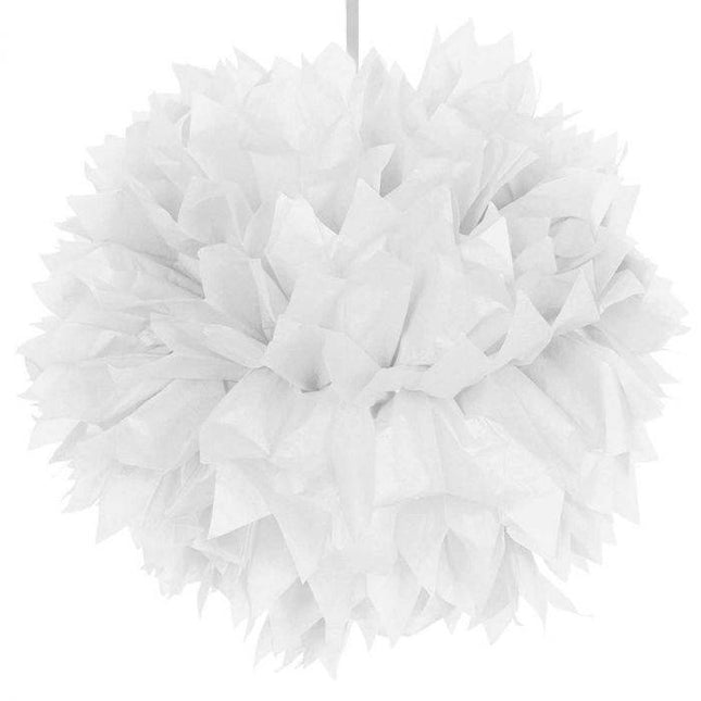 Pompon Wit 30cm