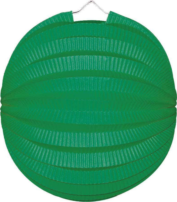 Groene Lampion Bol 23cm