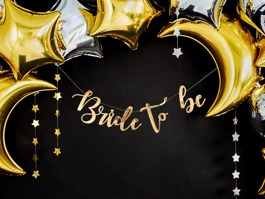 Bruiloft Slinger Bride To Be Goud 80cm