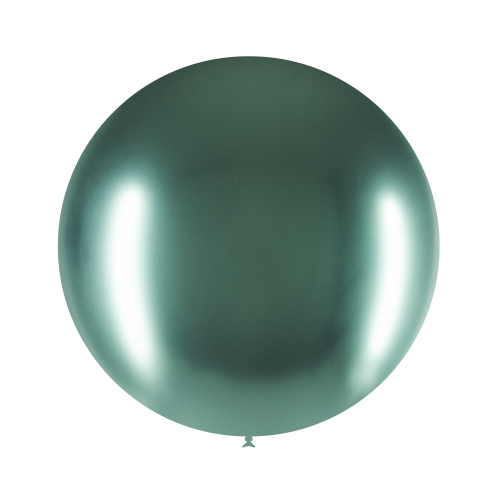 Groene Reuze Ballon Chroom 60cm