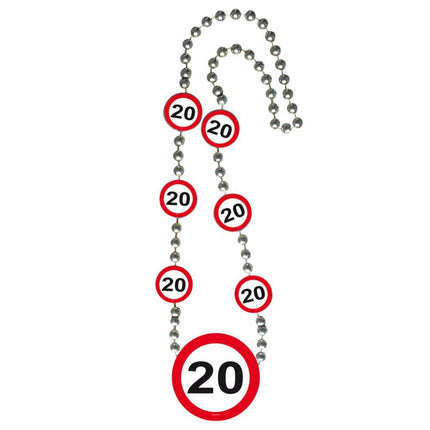 Ketting 20 Jaar Verkeersbord