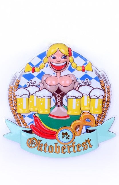 Oktoberfest Wanddecoratie Bier 44cm