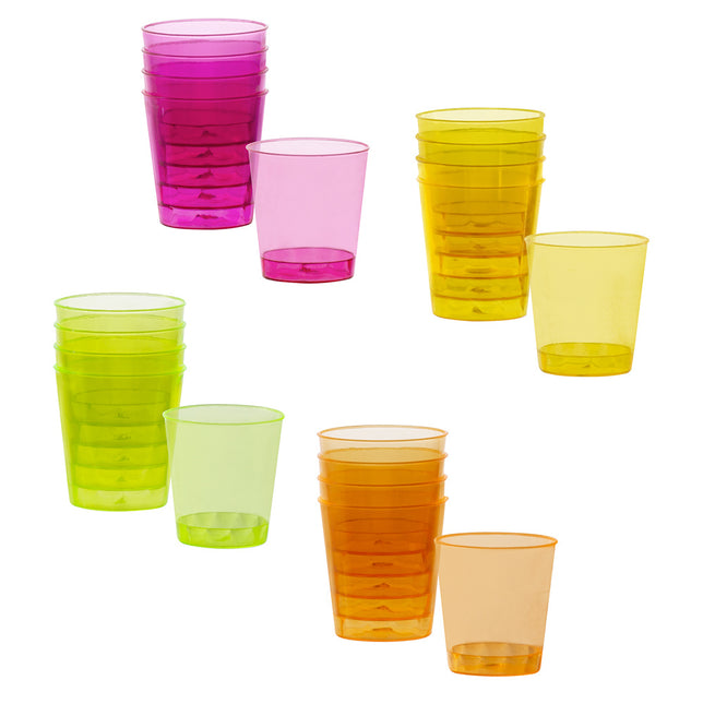 Shotglaasjes Neon 20st