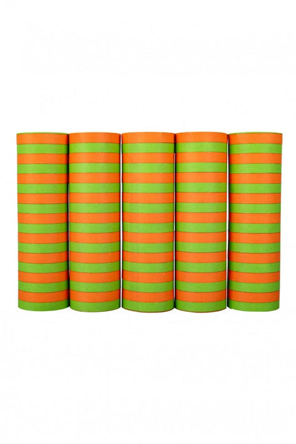 Oranje Groene Serpentine 5 rollen 4m