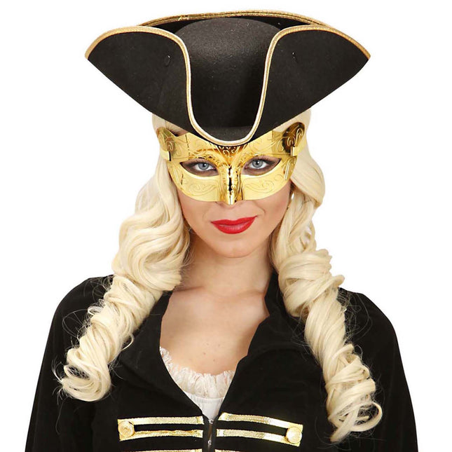 Gouden Oogmasker Metallic