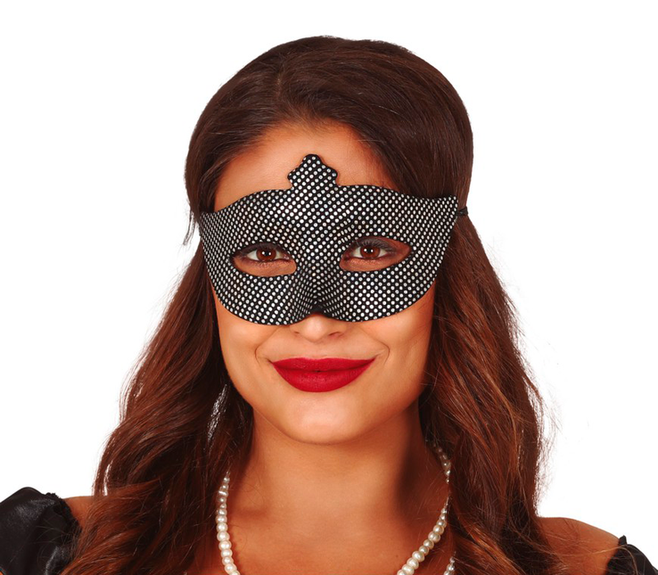 Masker Zwart Zilver