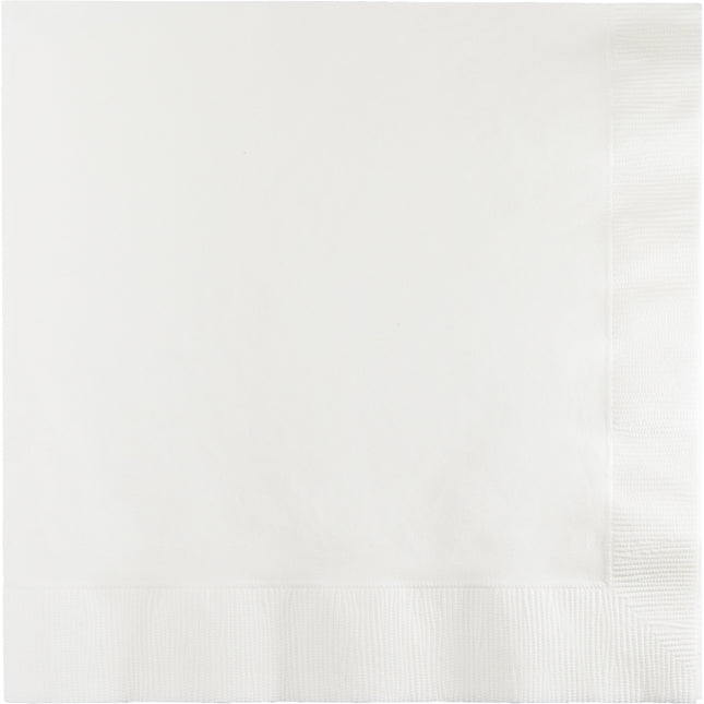 Witte Servetten 3-Laags 33cm 50st