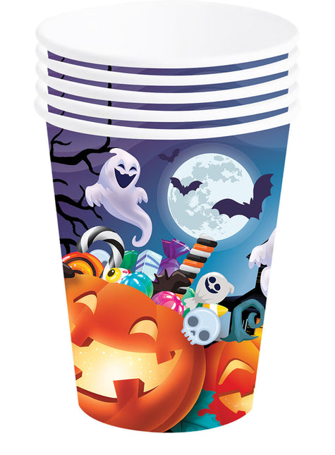 Halloween Bekers Pompoenen 240ml