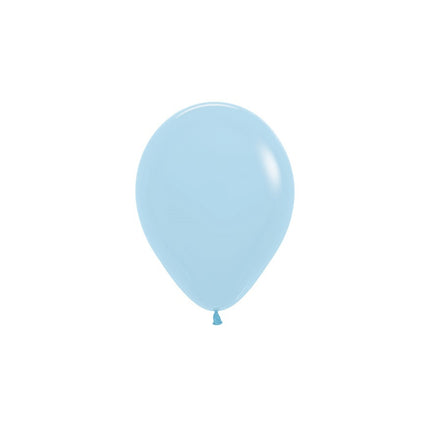 Ballonnen Pastel Matte Blue 12cm 50st