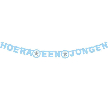 Geboorte Letterslinger Hoera Een Jongen 1,85m