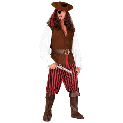 Piratenpak Bruin Rood Heren