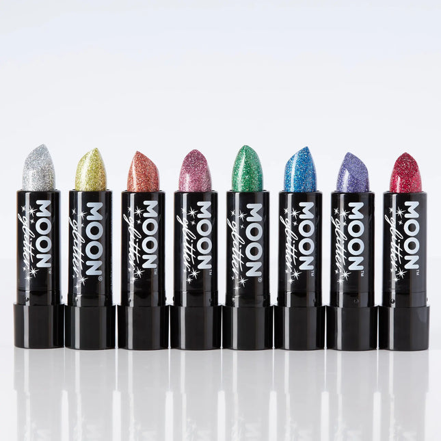 Moon Glitter Holographic Glitter Lipstick Silver 4.2g