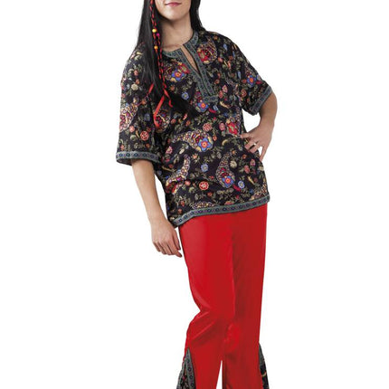 Hippie Kostuum Rood XL