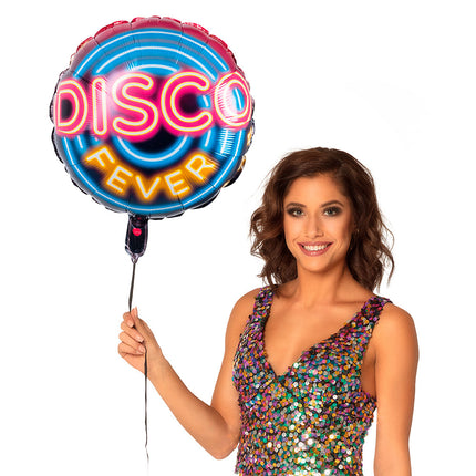 Disco Fever Helium Ballon 45cm leeg