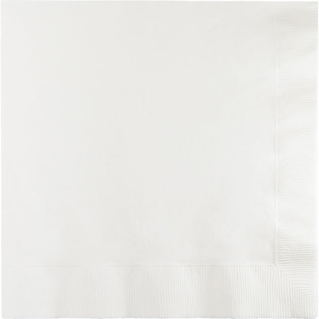 Witte Servetten 2-Laags 33cm 20st