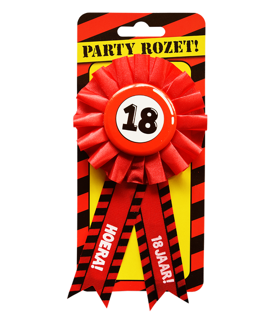 Rozet Hoera 18 Jaar Hoera