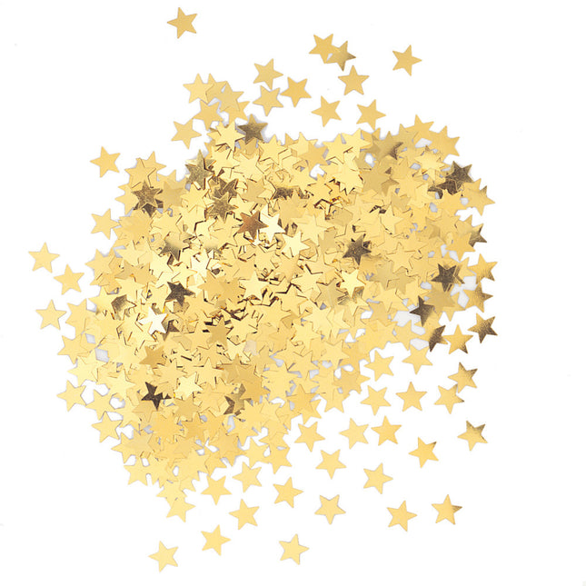 Confetti Sterren Goud 1,2cm