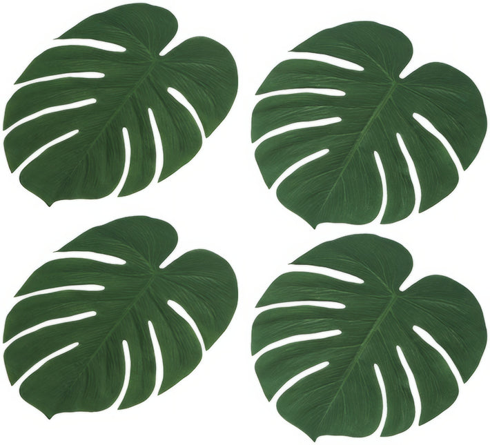 Hawaii Decoratie Palmblad 34cm 4st
