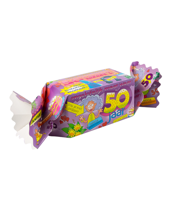 Geschenkdoosje 50 Jaar Vrouw 26cm