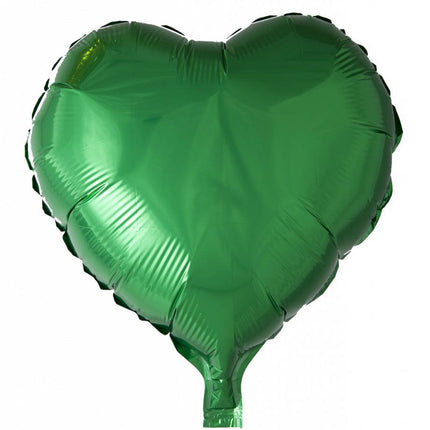 Helium Ballon Hart Groen 46cm leeg