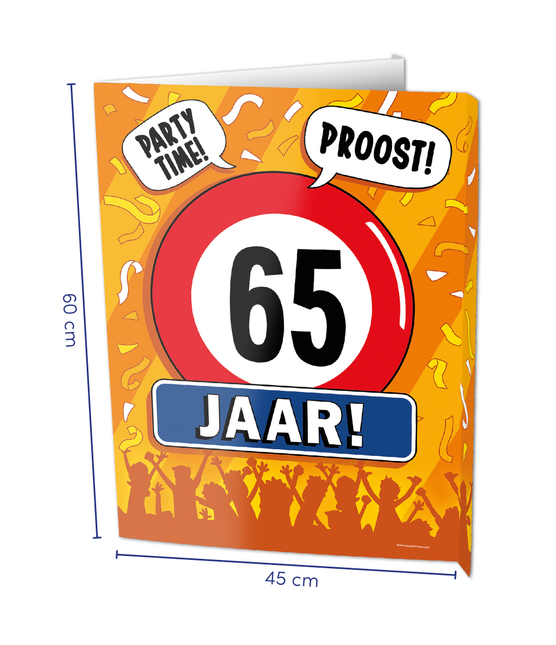 Raambord 65 jaar 60cm