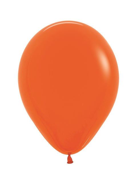 Ballonnen Orange 25cm 100st