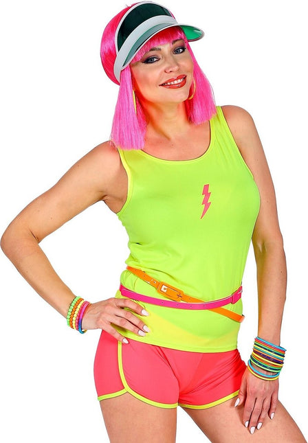 Neon Roze Riem Smal