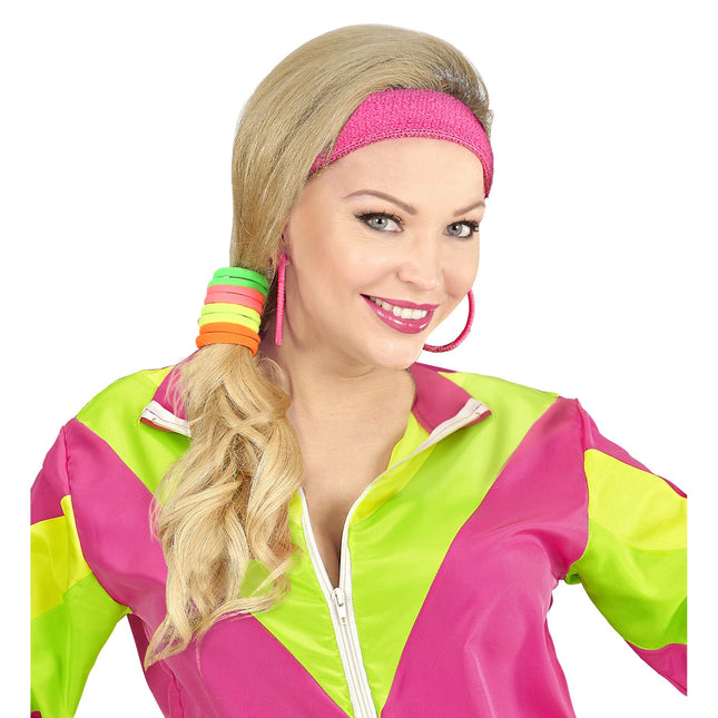 Neon 80S Haarbandjes Gekleurd