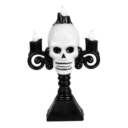 Halloween Led-Kandelaar Schedel 16cm