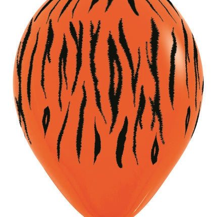 Ballonnen Jungle Stripes Mix 30cm 25st