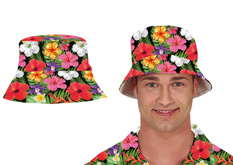 Hawaii Bucket Hat Bloemen