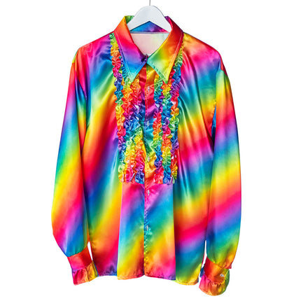 Ruffle Blouse Heren Regenboog