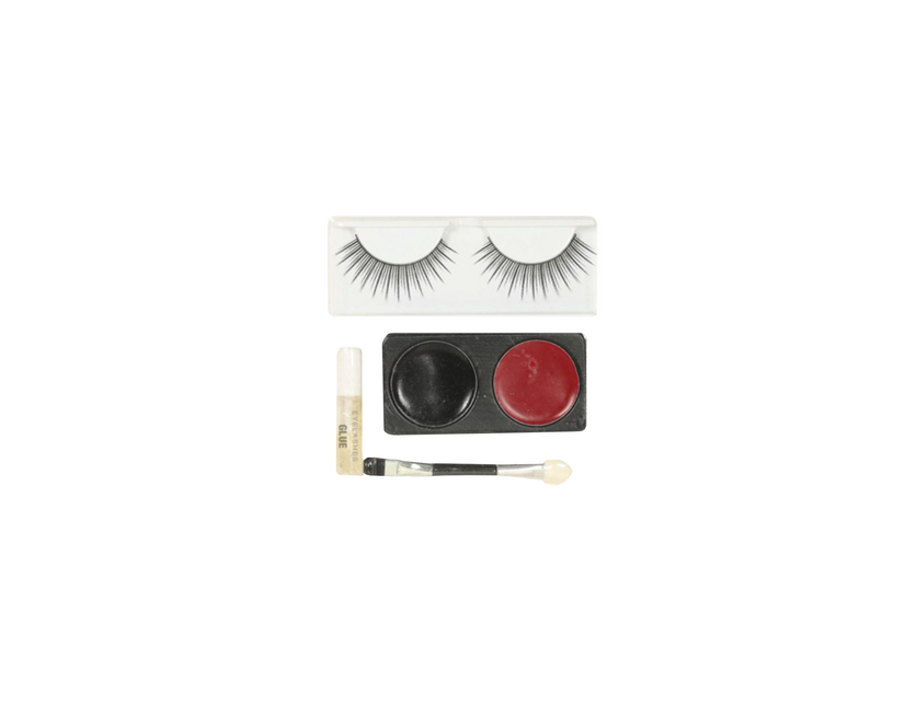 Make-Up Set Vampier Zwart Rood 4 delig