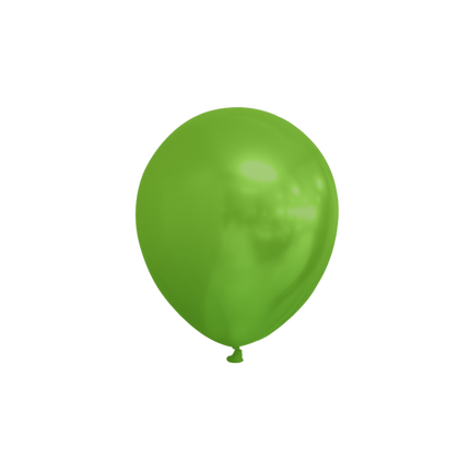 Lime Groene Ballonnen Metallic 13cm 100st