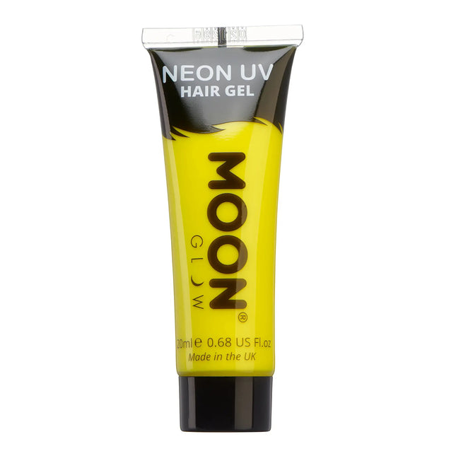 Moon Glow Neon UV Hair Gel Intense Yellow 20ml