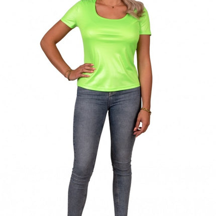 T-Shirt Dames Neon Groen