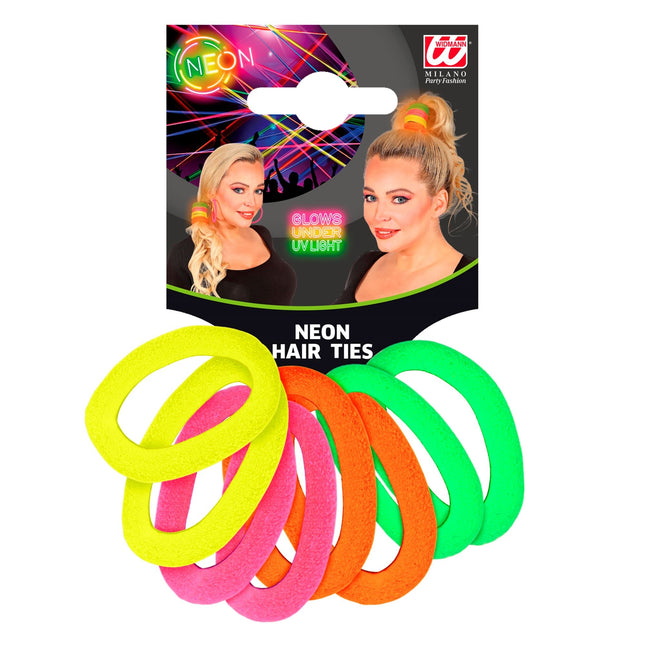 Neon 80S Haarbandjes Gekleurd