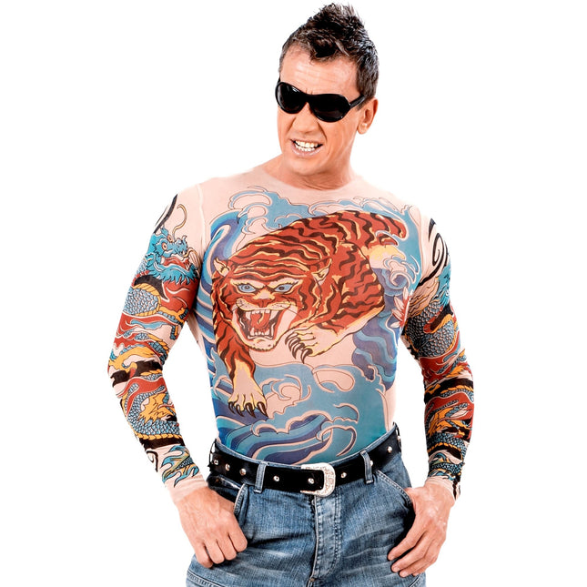 Shirt Tattoo Tijger