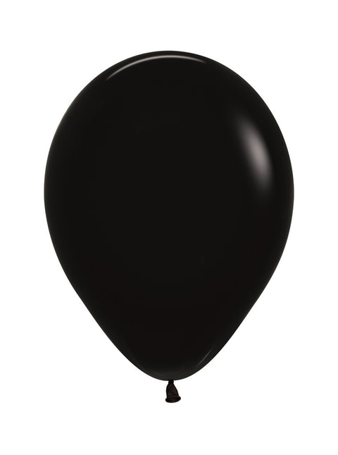 Ballonnen Black 25cm 100st