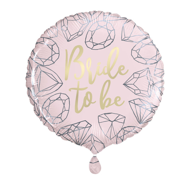 Helium Ballon Bride To Be 45cm leeg