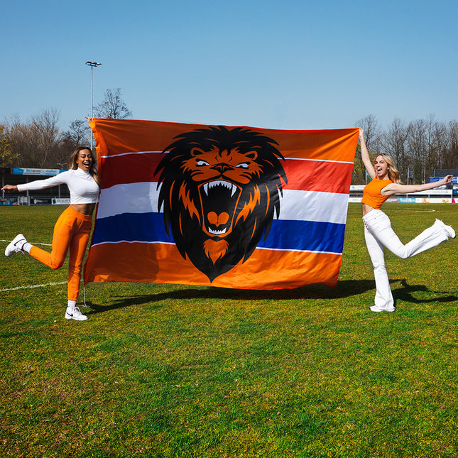 Gevelvlag Brullende Leeuw Xxl 3m