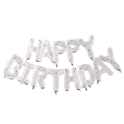 Happy Birthday Letter Ballon Confetti