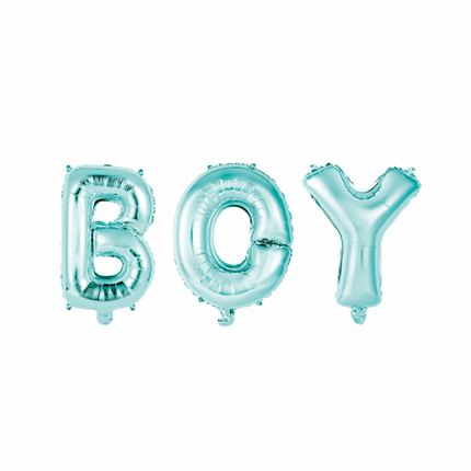 Ballonnen Letter Set Boy Blauw 41cm