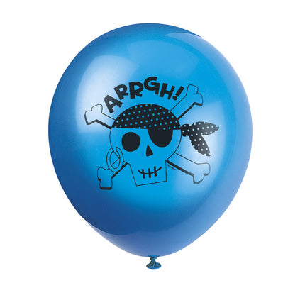 Piraten Ballonnen Arrgh 30cm 8st