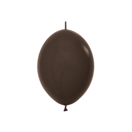 Ballonnen Chocolate Brown 15cm 50st