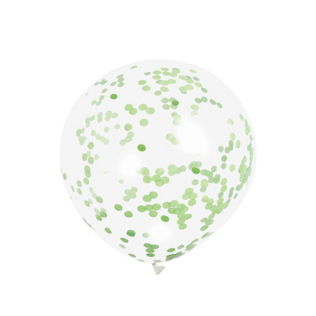 Confertti Ballonnen Lime Groen 40cm 6st